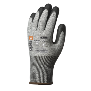 Gant de protection gris anti-coupure.